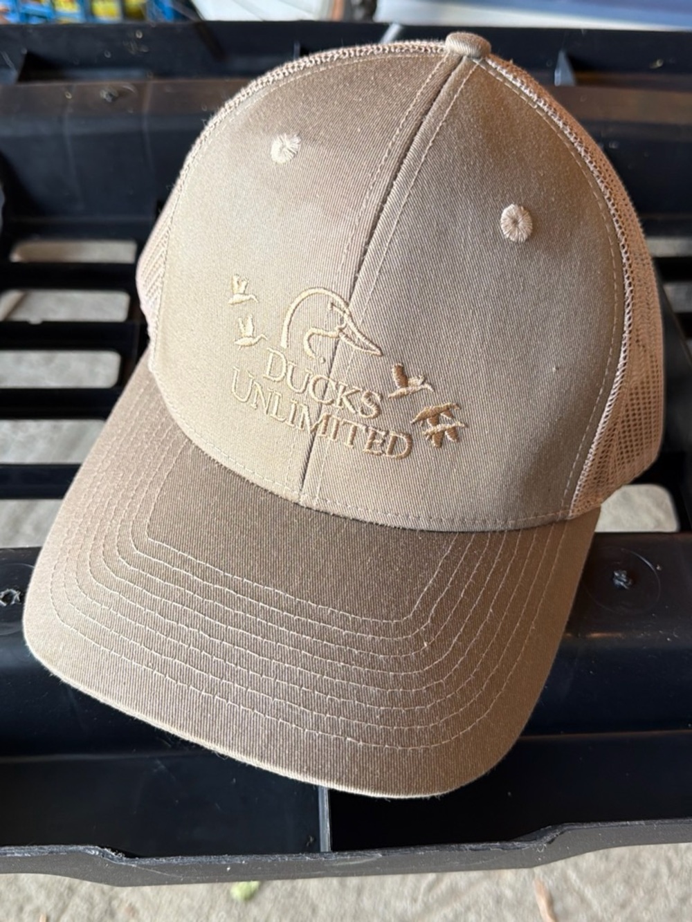 Ducks Unlimited Brown Trucker Hat